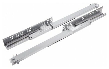 Направляющие BOYARD скрытого монтажа полного выдвижения Push to open 80х450 мм