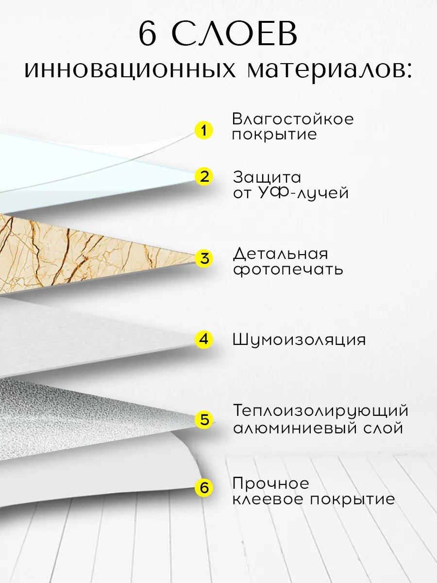 Стеновые панели Conflate, самоклеящиеся для стен, бежевый, коричневый, 30*30 см, 20шт. — фото 1
