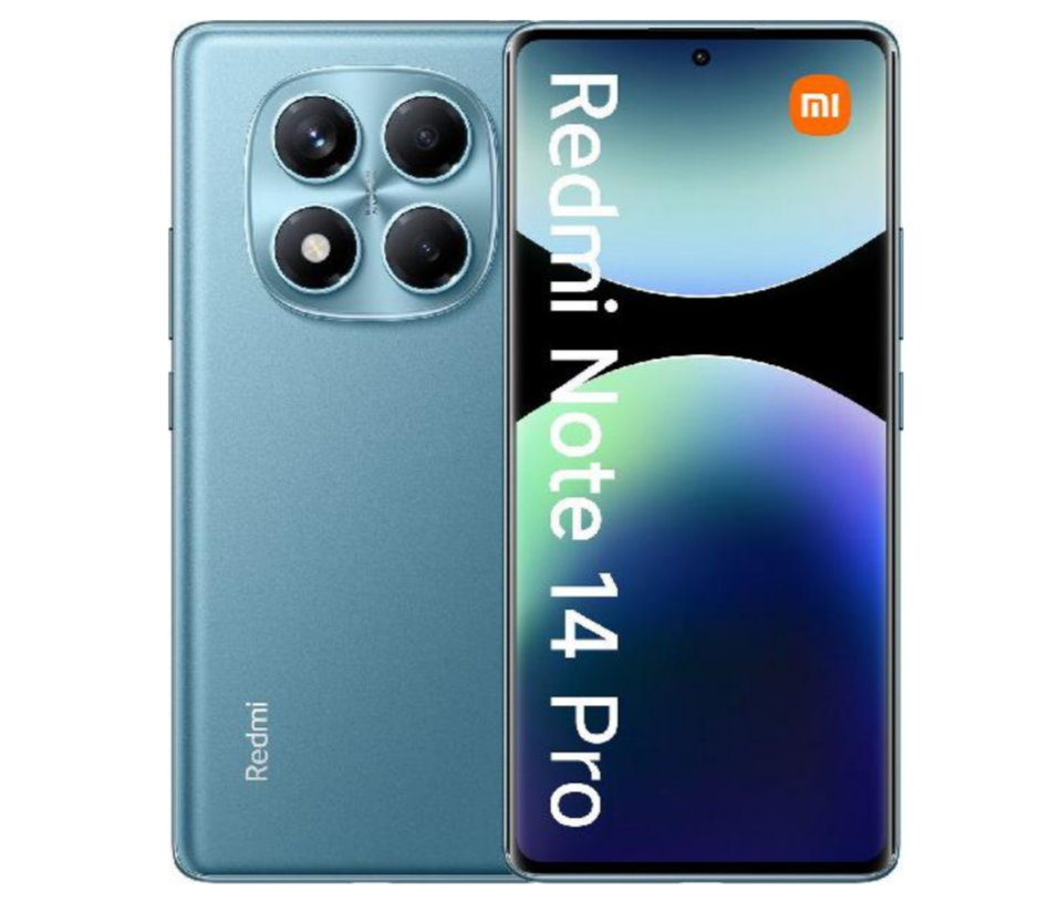 Xiaomi Смартфон Xiaomi Redmi Note 14 Pro 4G 12/256GB (Синий, 12 ГБ, 256 ГБ, Dual nanoSim, Global)