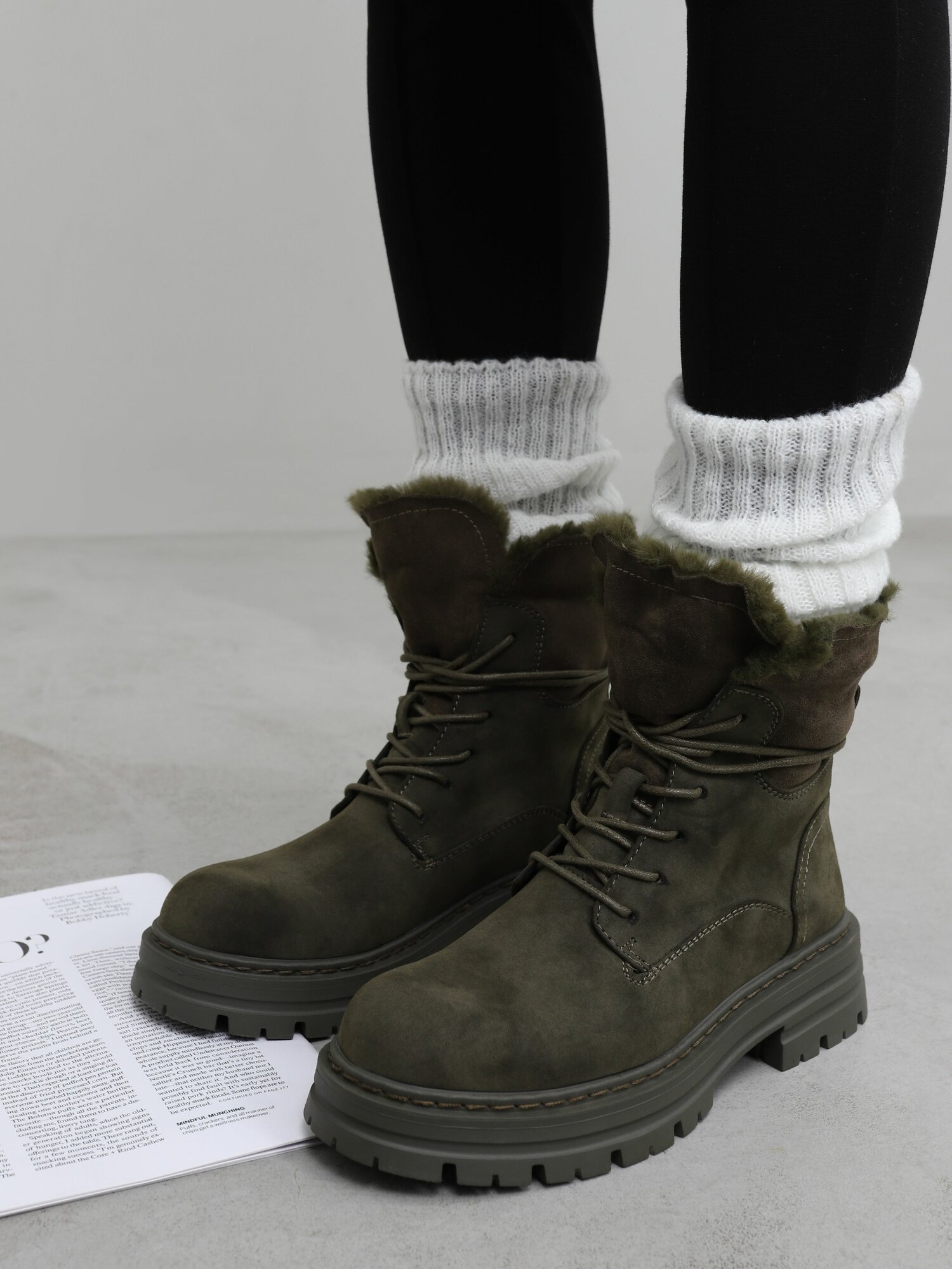 Ботинки дерби Bridget, размер 40, хаки — фото 1