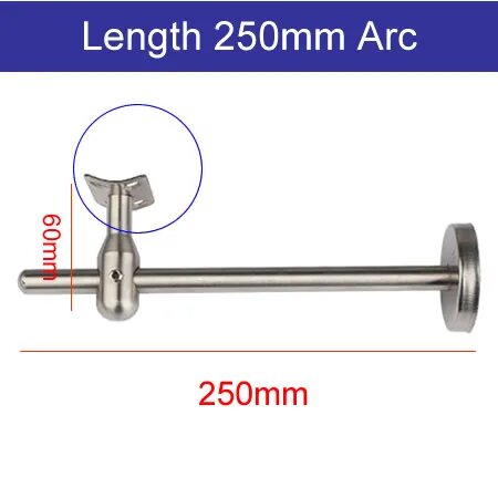 Кронштейн для поручня из нержавеющей стали TRPZNZ, 250mm Arc