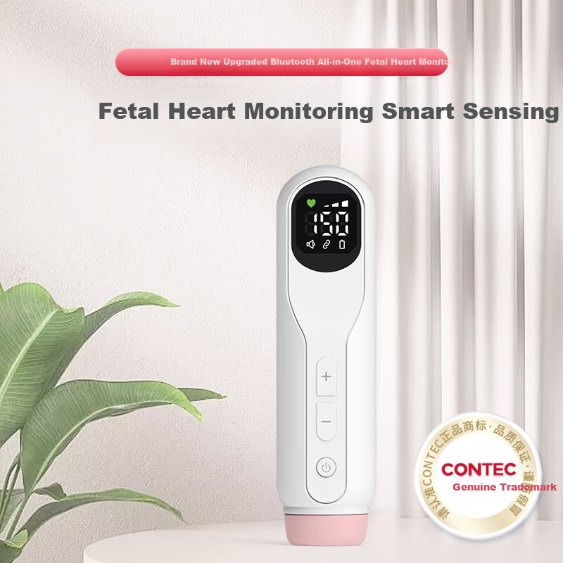 Фетальные Допплеры CONTEC 10D Bluetooth Fetal Doppler Monitor for Pregnant Women with Pulse Wave, Bluetooth Connectivity and App Support