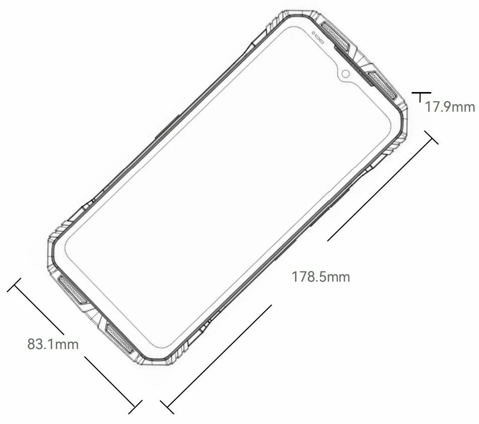 Смартфон Doogee V31 GT 5G 12/256 Гб золотой — фото 1