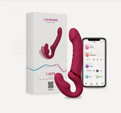 Изображение товара Lovense Lapis - Безременной страпон c вибрацией и управлением со смартфона