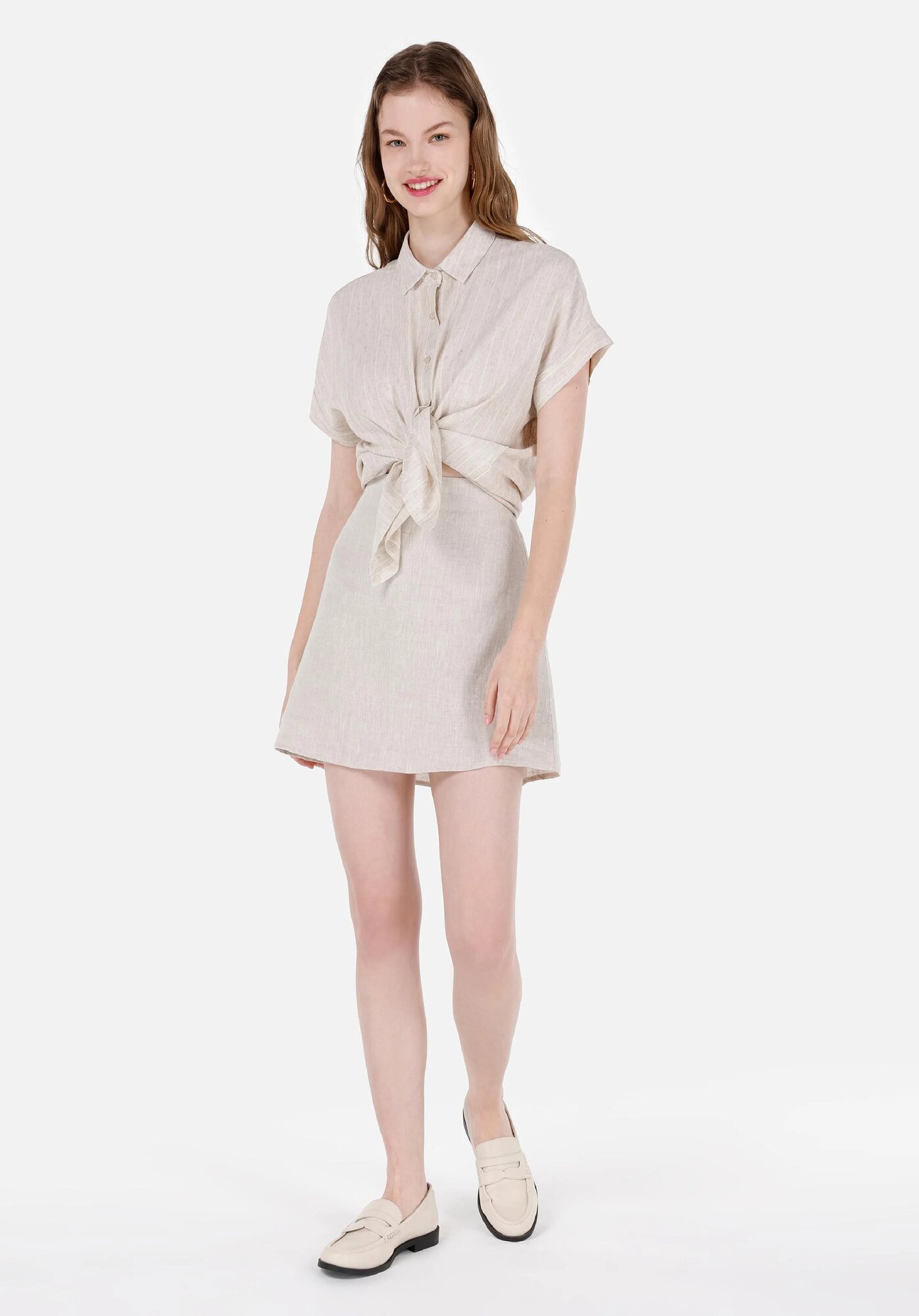 Юбка COLIN'S, размер 36, бежевый