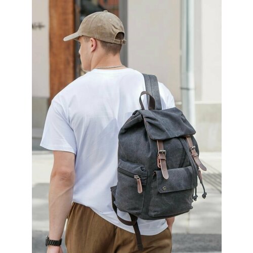 Ретро рюкзак городской винтажный школьный