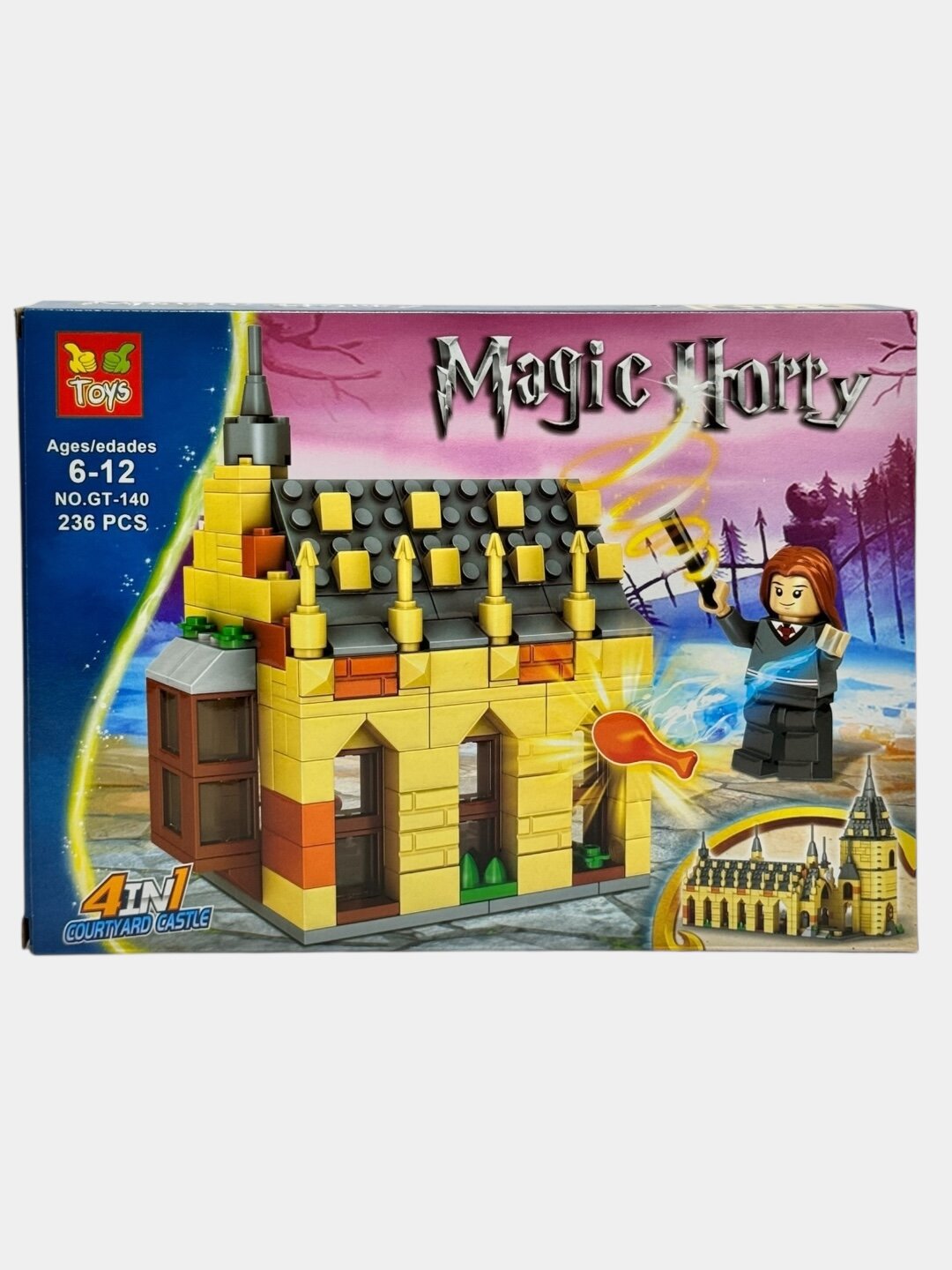 Конструктор Гарри Поттер GT-140 Magic Wizard 236 деталей развивающий Код. 27543