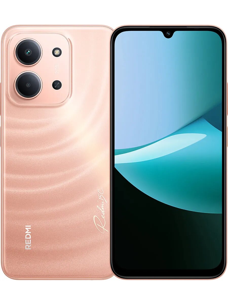 Смартфон Xiaomi Redmi 15C 4/128GB, Android, 2 nano-SIM, оранжевый