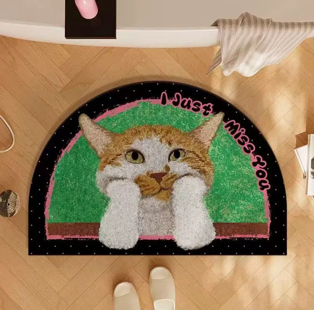 Коврик для ванной комнаты с кошачьей диатомовой грязью 40 см х 60 см