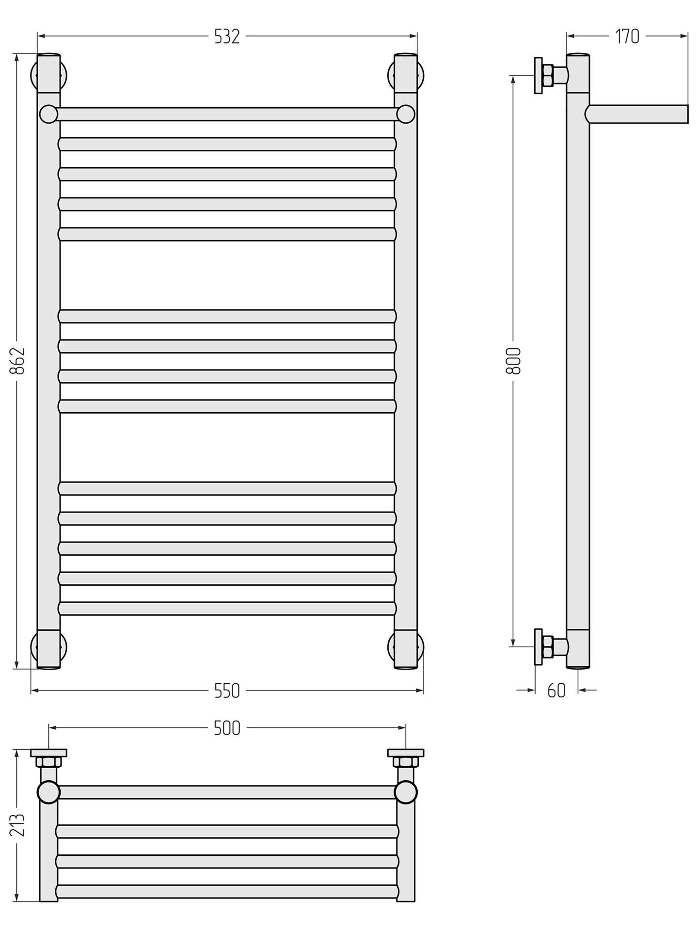 Полотенцесушитель Сунержа - фото №3