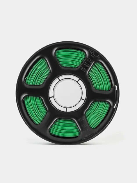 Пластик PLA для 3D-печати, зеленый, диаметр нити 1,75 мм, 1 кг — фото 1
