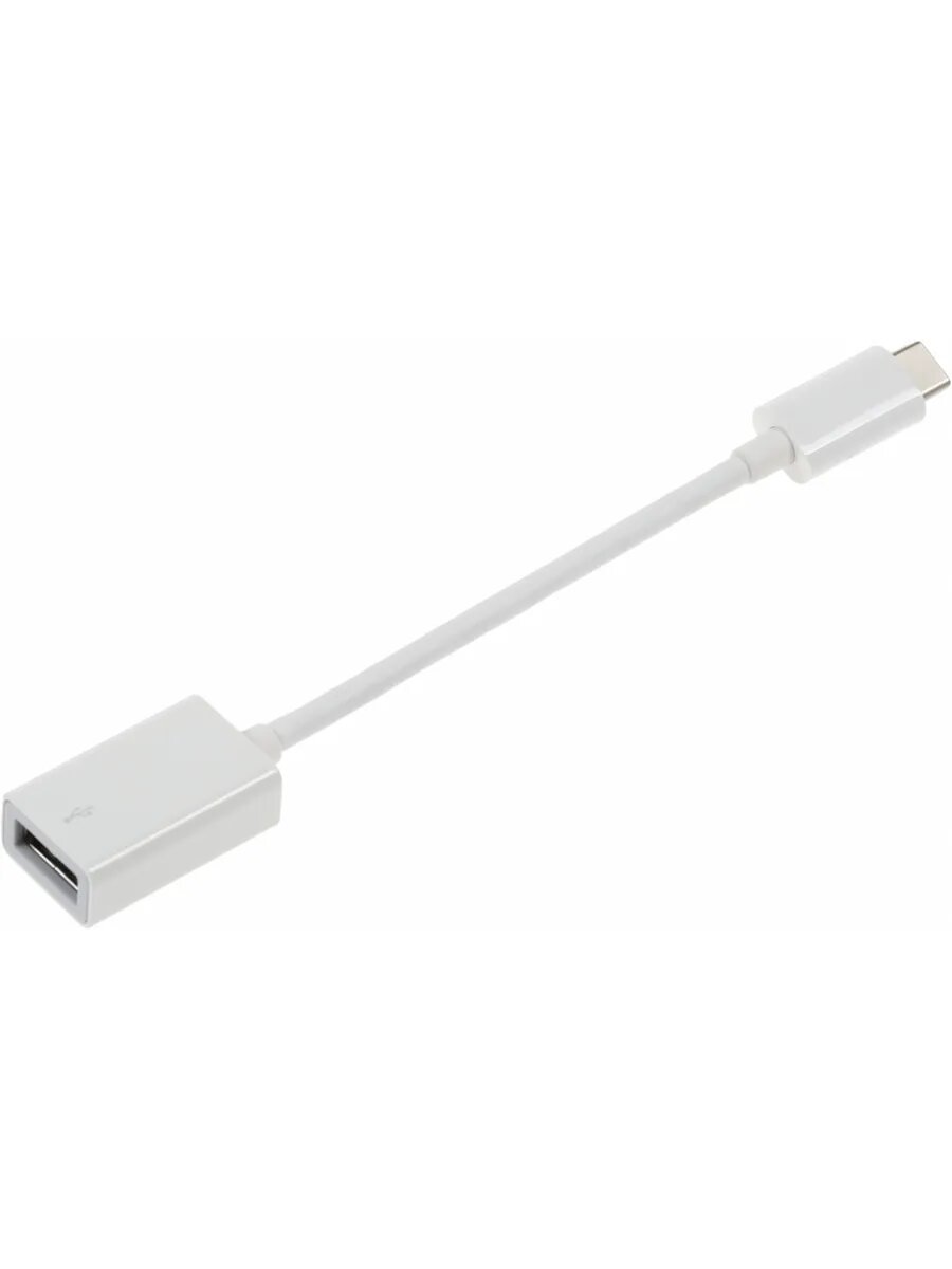Переходник UC400 USB Type-C (m) USB 3.0 A(f) 0.1м белый — фото 1