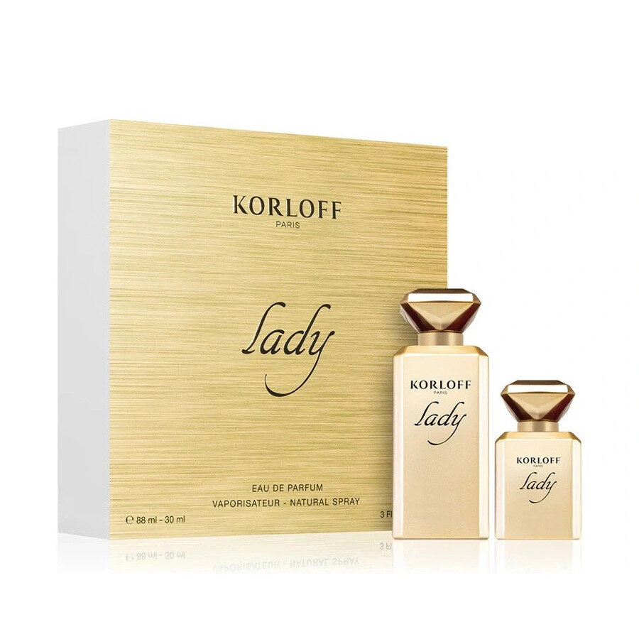 Korloff Lady набор парфюмерная вода 88 мл + 30 мл / Карлофф Леди