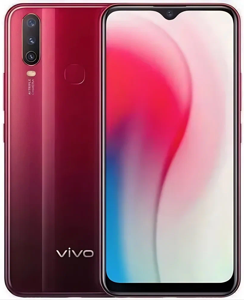 Смартфон VIVO Y17 64Gb, синий аквамарин - фото №1