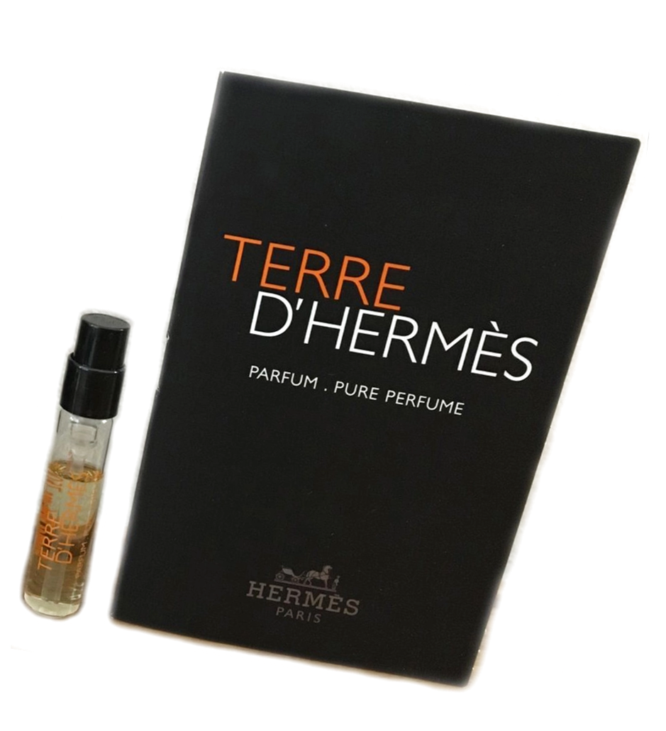 Hermes Terre D Hermes Parfum для мужчин 2 мл сэмпл - Терре Д Гермес парфюм Pure Perfume миниатюра