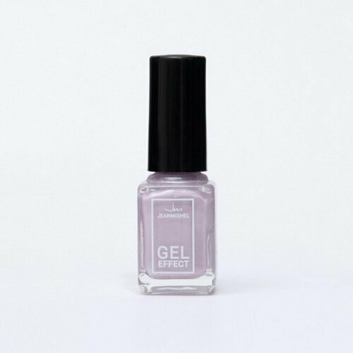 Лак для ногтей с эффектом геля тон 129, сиреневый перламутровый, 6 мл