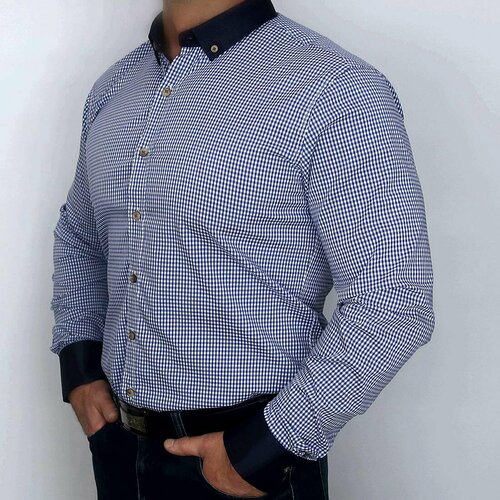 фото Рубашка paolo maldini, размер 3xl, голубой