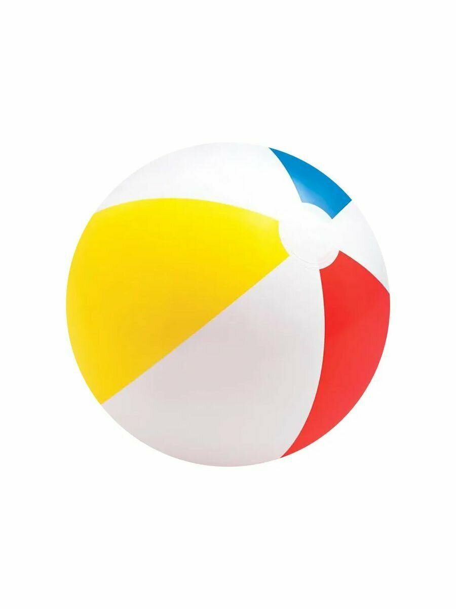 Мяч пляжный "Цветной", диаметр51 см, от 3 лет, 59020NP INTEX