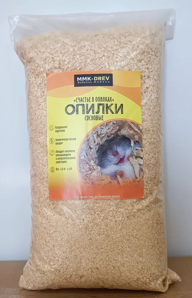 "Древесные опилки "Счастье в Опилках" от бренда" ммк-древ — фото 1
