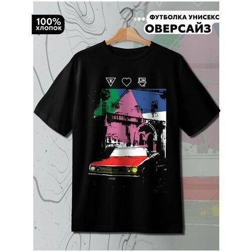 фото Футболка hypnotica, размер l, черный