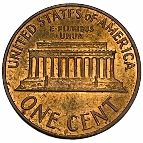 США 1 цент 1968 г. (Memorial Cent, Линкольн) (D) сша 1 цент 1971 г memorial cent линкольн d