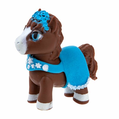 Игрушка-антистресс, 1TOY, Пони на фасоне, Шоколадка, 10см