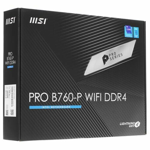 Материнская плата MSI PRO B760-P WIFI DDR4, Soc-1700, Intel B760, ATX - фото №13