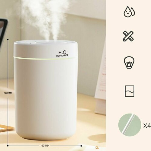 Увлажнитель воздуха белый два выпускные отверстия 341600₽