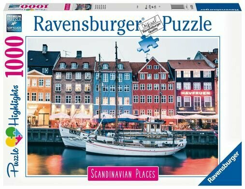 Пазлы 1000 деталей. Копенгаген 16739, (Ravensburger)