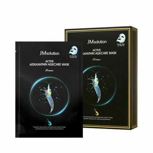 JMsolution Маска тканевая с астаксантином - Active astaxantine agecare mask prime, 30мл