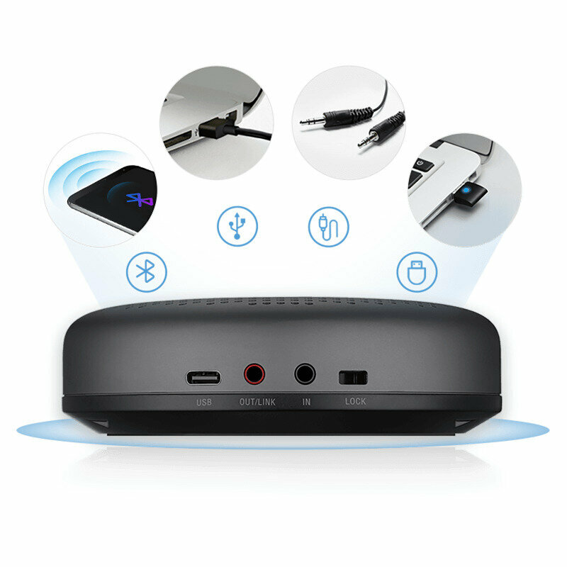 Bluetooth-спикерфон eMeet Luna Black (Чёрный) — фото 5