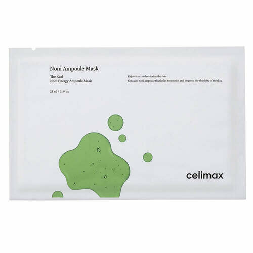 CELIMAX Тканевая маска, пропитанная ампульной эссенцией с экстрактомEnergy Ampoule Mask 25ml 25 мл - фото №10