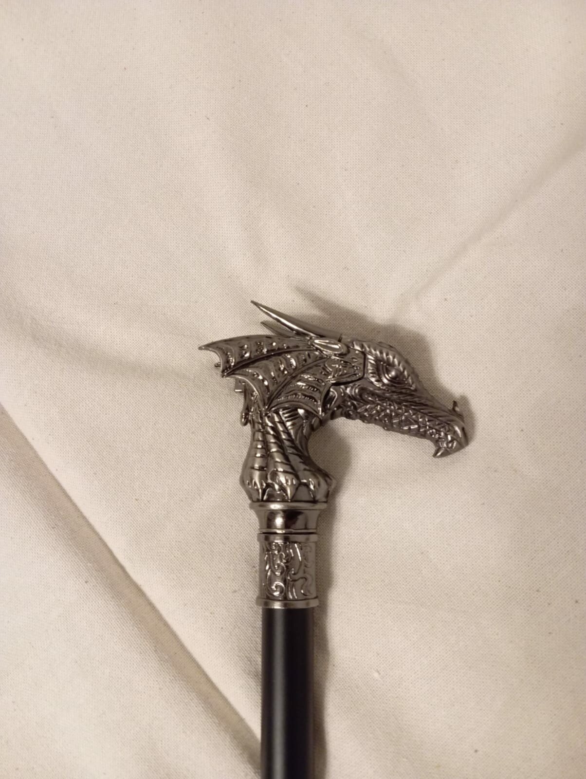 Трость опорная, сувенирная "пещерный дракон", с клинком