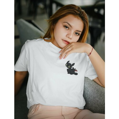 Футболка Креатиум, хлопок, размер M, белый