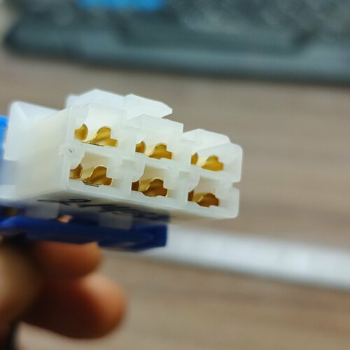 фото Разъем (штекер) 6 контаетов кгз / переключателя печки hyundai kia toyota nissan amp