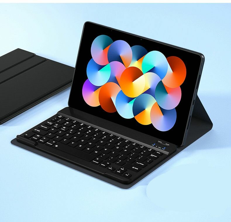 Чехол-клавиатура MyPads для Xiaomi Redmi Pad 10,61 дюйма 2022 10.6" крышка клавиатуры с магнитной съемной русской клавиатурой