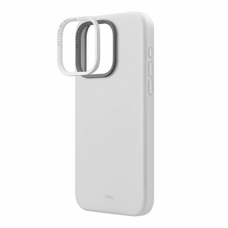 фото Uniq для iPhone 15 Pro чехол LINO Chalk Grey (Magsafe)