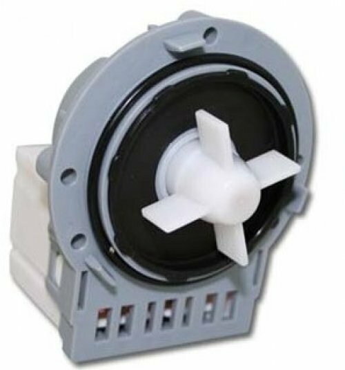 Сливной насос ASKOLL (помпа)-для стиральных машин , Мощность-40W (40 ватт) Крепление-на 3-х винтах , Клеммы сзади раздельно