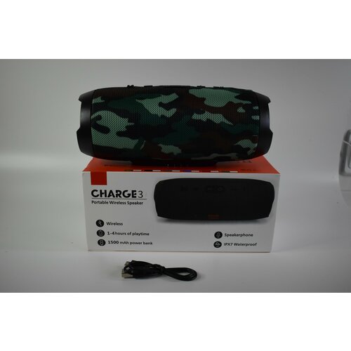Колонка Charge 3 колонка портативная беспроводная bluetooth колонка блютуз музыкальная акустическая система 99000₽