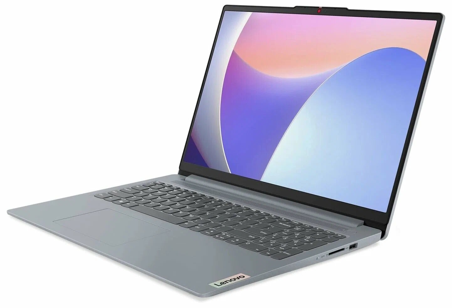 156" Ноутбук Lenovo IdeaPad Slim 3 15IAH8 Intel Core i5-12450H (44 ГГц) RAM 16 ГБ LPDDR5 SSD 512 ГБ Windows 11 Arctic Grey RUS KB