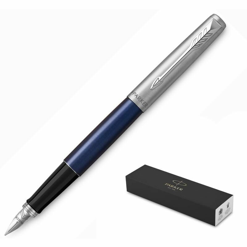 Ручка перьевая Parker Jotter Core F63, Royal Blue CT (Перо M)