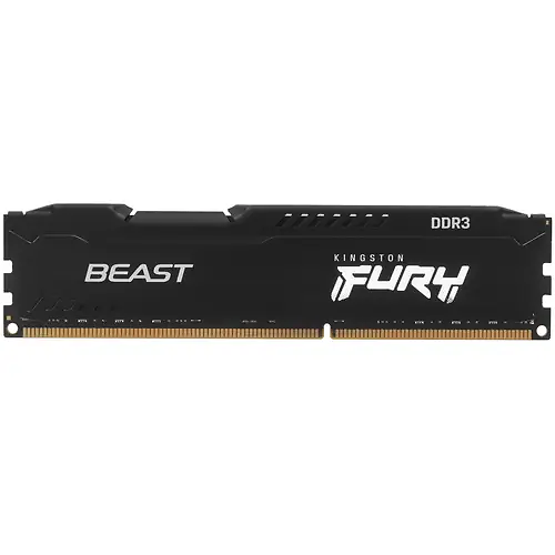 Модуль памяти Kingston 4GB DDR3 1600MHz DIMM FURY Beast Black CL10 15V Non-ECC 290200₽