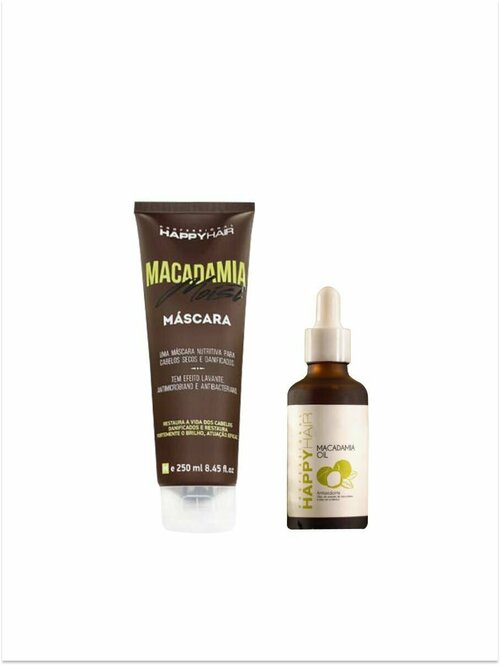 Набор Happy Hair Маска + Масло Macadamia Moist 250/50ml