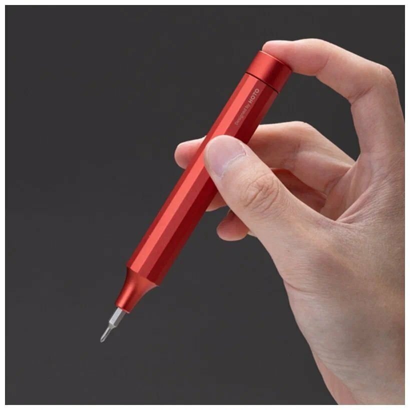 Отвёртка с набором бит HOTO 24-in-1 Precision Screwdriver (красный) — фото 1