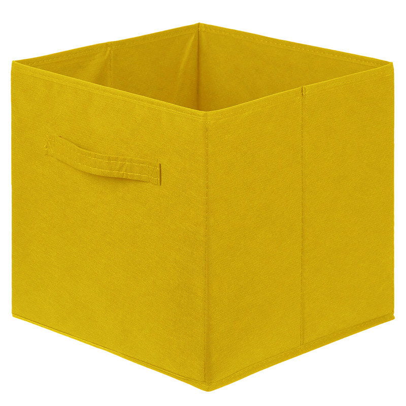 Короб для хранения Рыжий кот, 31 x 31 x 31 см, желтый - фотография № 1