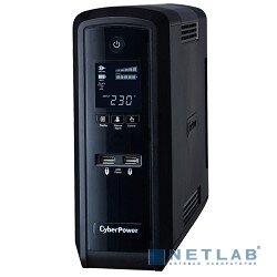 CyberPower ИБП CyberPower CP1500EPFCLCD ИБП Line-Interactive, Tower, 1500VA/900W USB/RS-232/RJ11/45/USB charger A (3+3 EURO)
