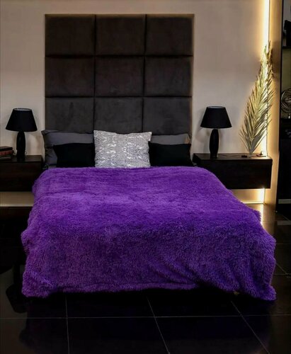 Изображение товара Пушистый плед с длинным ворсом размером 200х220 см