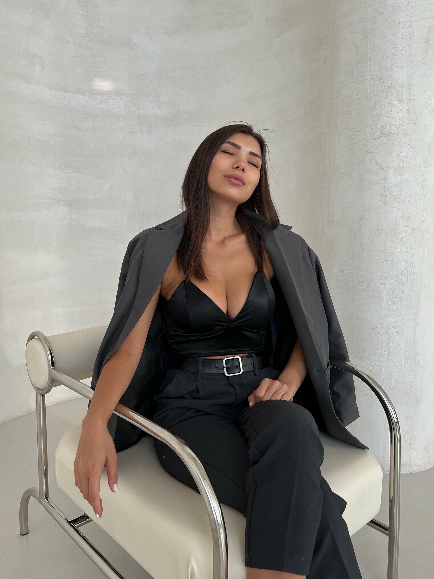 Топ LOOKTOP, 1 шт., размер 40-44, черный — фото 1