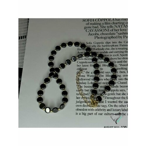 Колье-чокер RYKAMI из гематита черного цвета