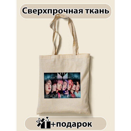 фото Сумка шоппер nakama, бежевый, белый